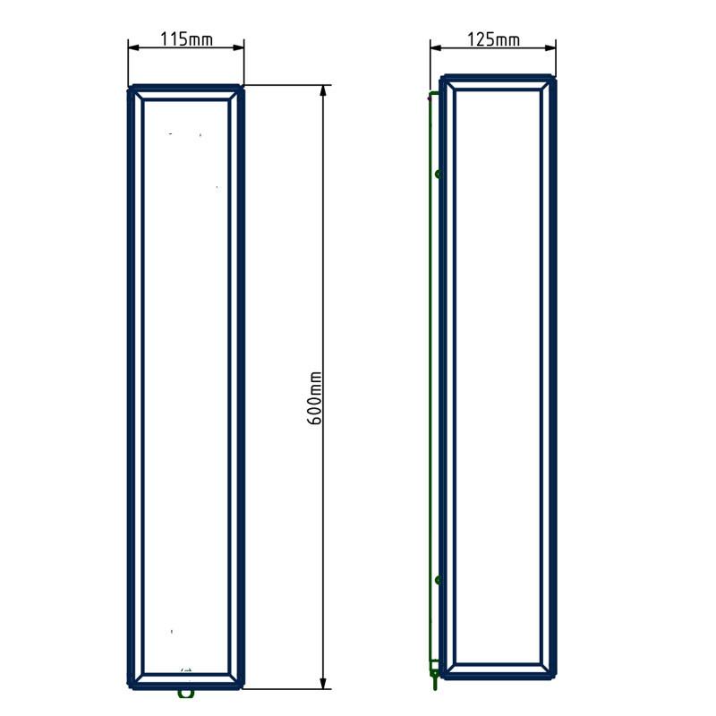 Tekna Hemsby 600 N178 Wall Light | All Square Lighting