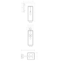 Tekna Ilford N004 Bracket 700 Wall Light | All Square Lighting