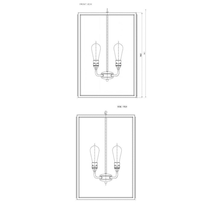 Ilford N100 Large Pendant Light