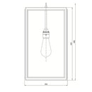 Tekna Ilford N101 Closed Top Pendant Light | All Square Lighting