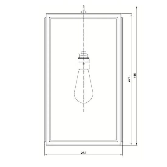 Ilford N101 Closed Top Pendant Light