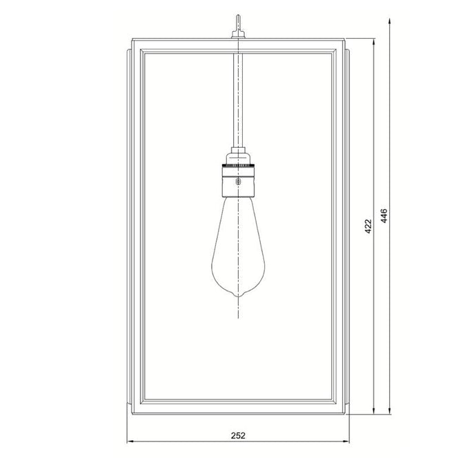 Ilford N101 Closed Top Pendant Light