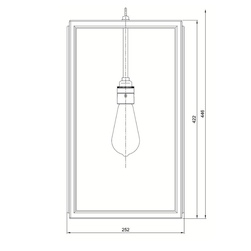 Tekna Ilford N101 Closed Top Pendant Light | All Square Lighting