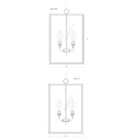 Tekna Ilford N102 Large Closed Top Pendant Light | All Square Lighting