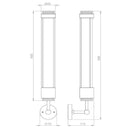 Tekna Kembleford N191 Single Wall Light | All Square Lighting