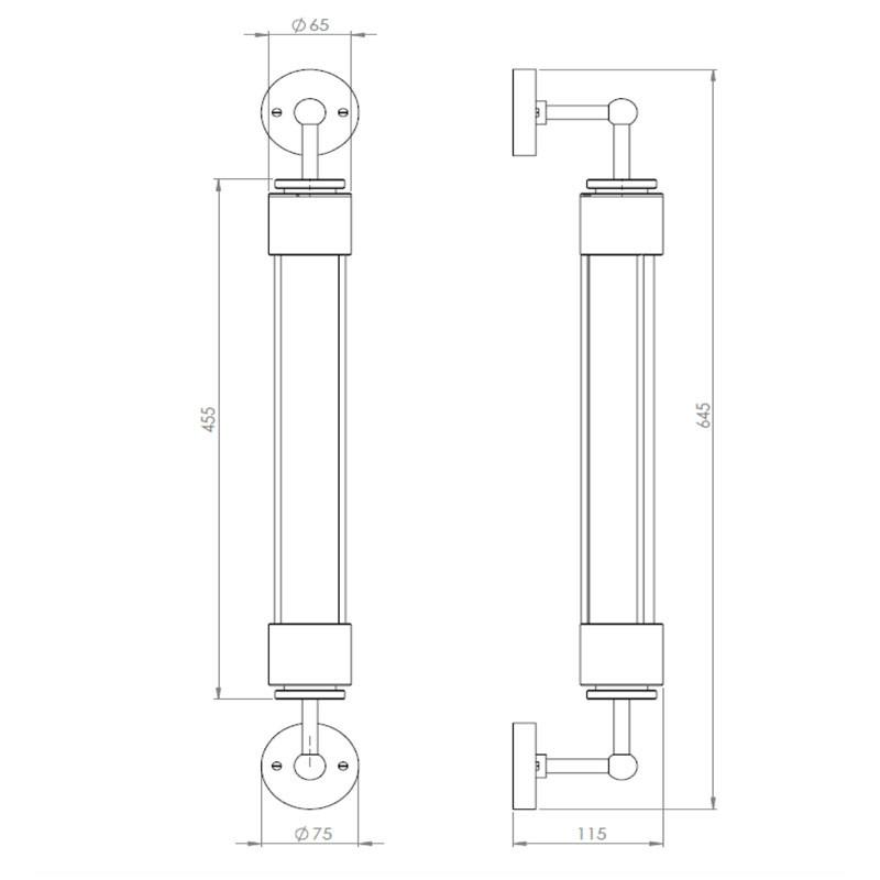 Kembleford N193 Double Wall Light