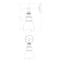 Tekna Loft N087 Wall Light | All Square Lighting