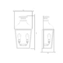 Tekna Montrose N147 City Wall Light | All Square Lighting