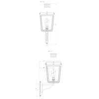 Tekna Montrose N155 Small on Bracket Wall Light | All Square Lighting