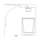 Tekna Montrose N158 Large Wall Light | All Square Lighting