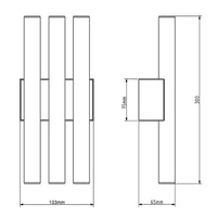 Tekna Phare N137 Triple Wall Light | All Square Lighting