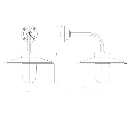 Quay N077 90° Wall Light