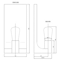 Tekna Walcott N122 Wall Light | All Square Lighting