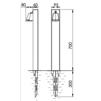 Tekna Wilford Wood N198 Floor Lamp | All Square Lighting