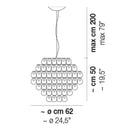 Vistosi Minigiogali 65 Pendant Light | All Square Lighting