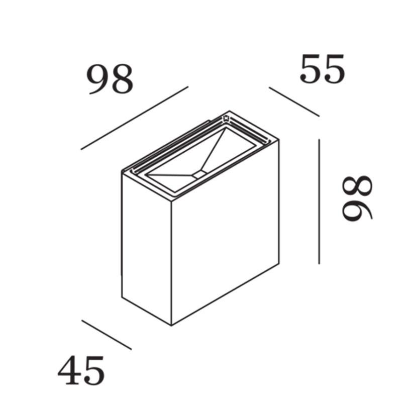 Central 1.0 Outdoor Wall Light