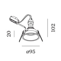 Wever & Ducré Deep IP44 1.0 GU10 Downlight | All Square Lighting