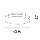 Wever & Ducré Rob 2.6 Ceiling Light | All Square Lighting