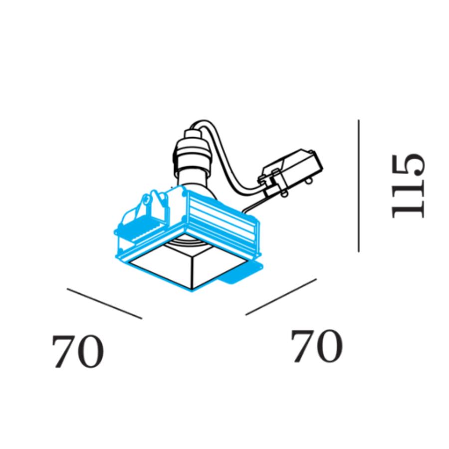 Strange 1.0 GU10 Trimless Downlight