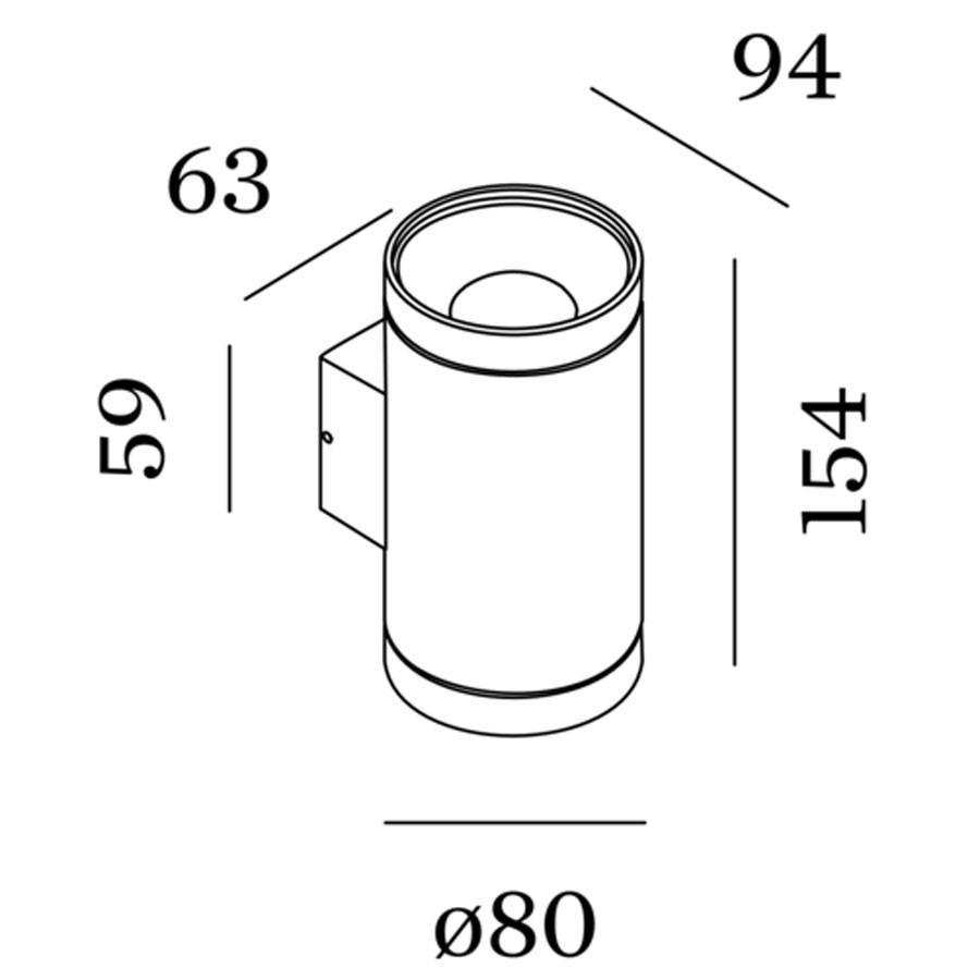 Taio 2.0 Outdoor Wall Light