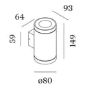 Wever & Ducré Tube 2.0 Outdoor Wall Light | All Square Lighting